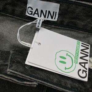 GANNI denim skirt NWT